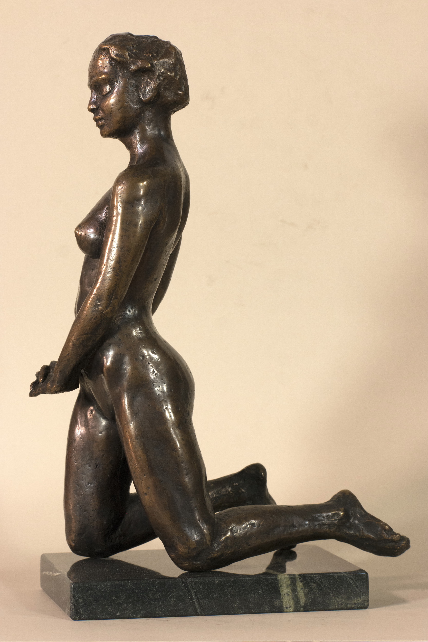 Gunter Langer, Lydia, 2009, Bronze, 31 x 11 cm